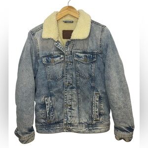 Vintage Abercrombie & Fitch Denim Sherpa Jacket